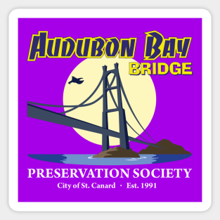 Audubon Bay Bridge Preservation Society Sticker